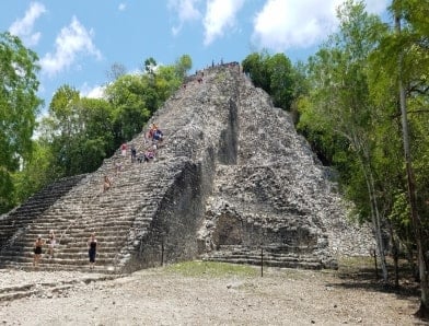 The ruins at Coba Mexico