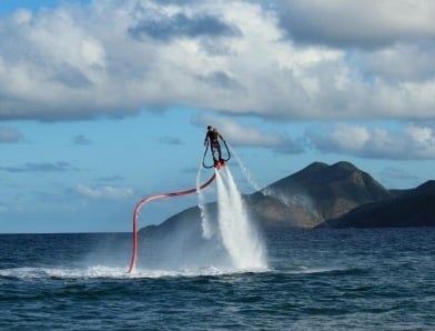 St Kitts Nevis water jet pack excursion