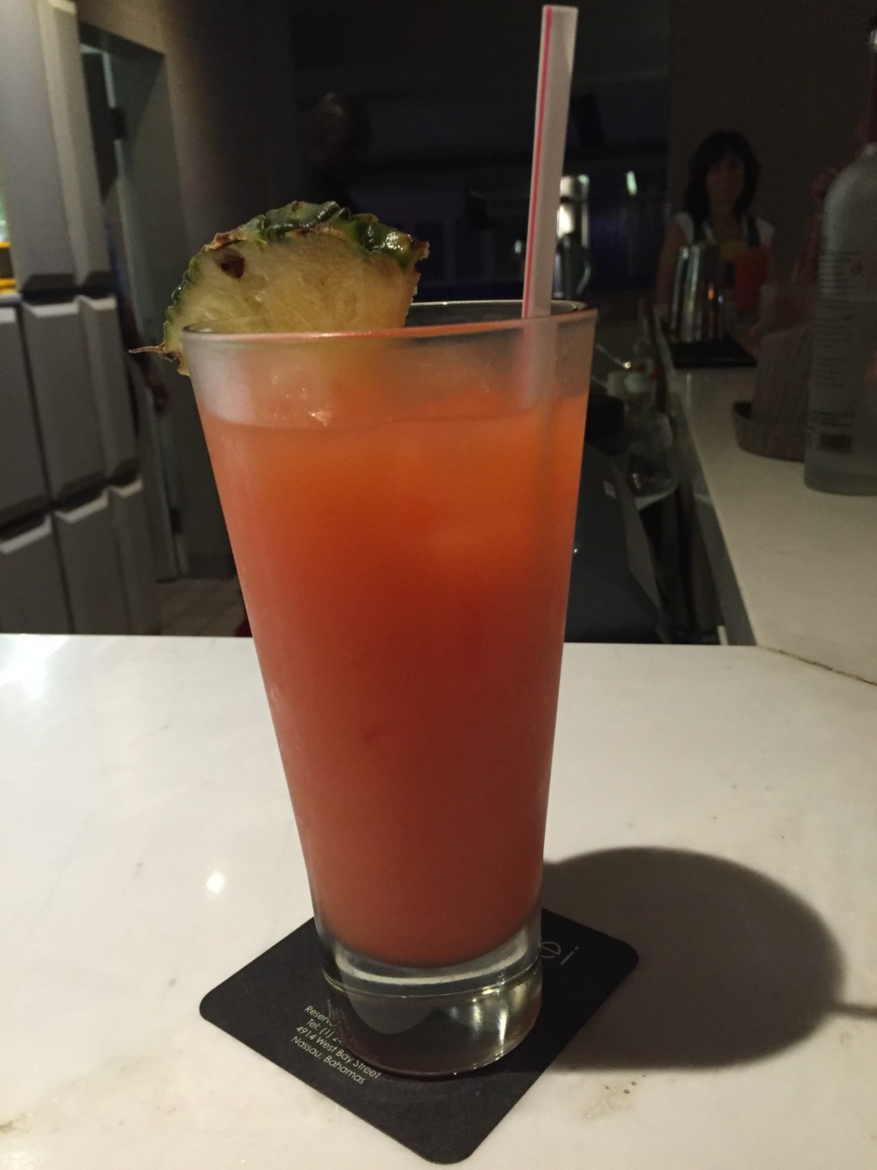 Rum Punch, Melia Nassau, Bahamas.