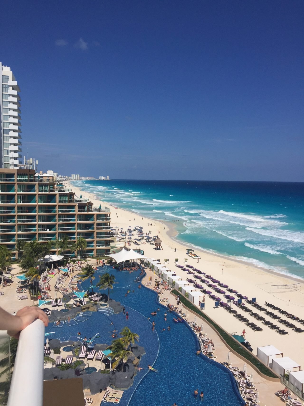  (View from room at Hard Rock Hotel Riviera Maya, Mexico.)