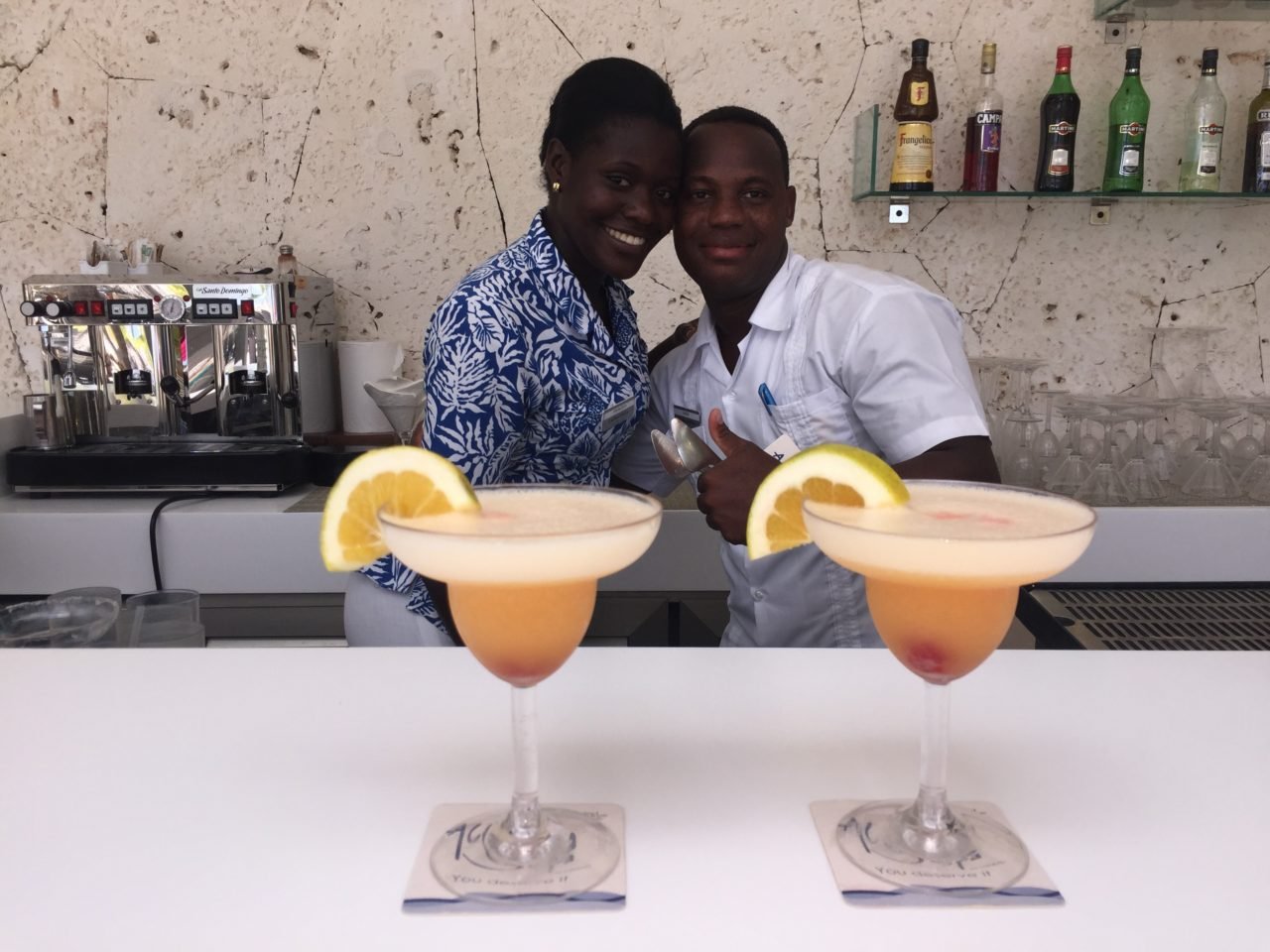 Bartenders, PURE bar, Catalonia Punta Cana, Dominican Republic