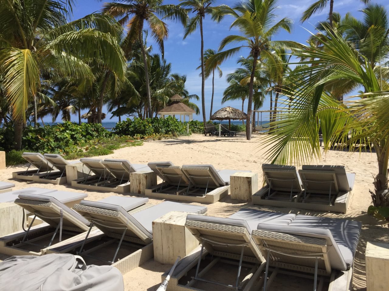 Beach in front of PURE bar, Catalonia Punta Cana, Dominican Republic