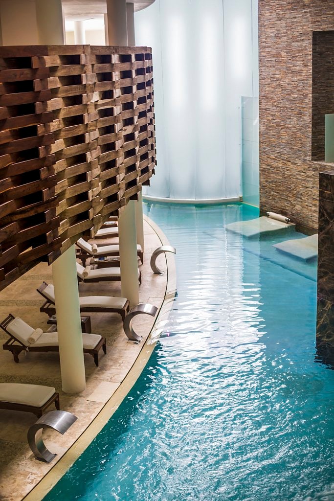 Indoor Pool, Grand Velas Riviera Maya, Mexico.