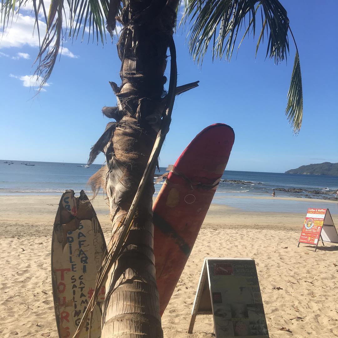 Surf boards, Tamarindo Beach, Costa Rica