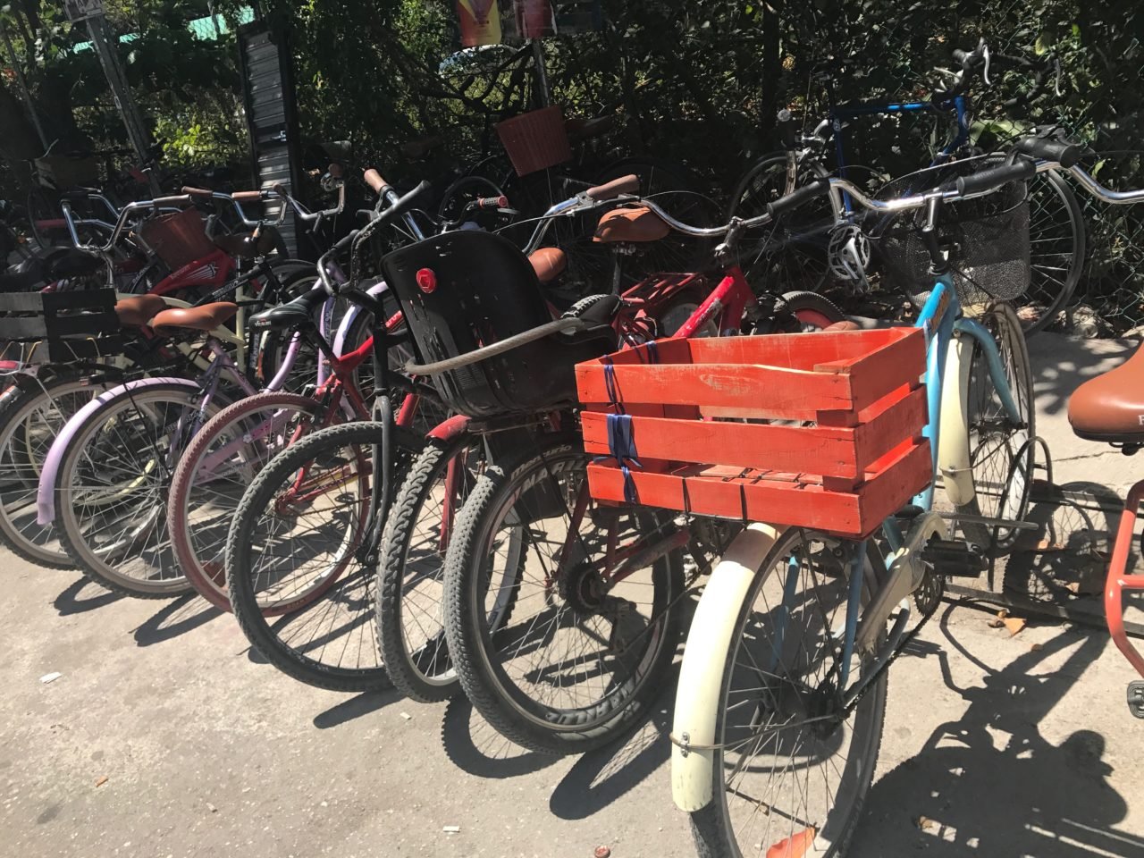 Beater bikes, Tulum, Riviera Maya, Mexico