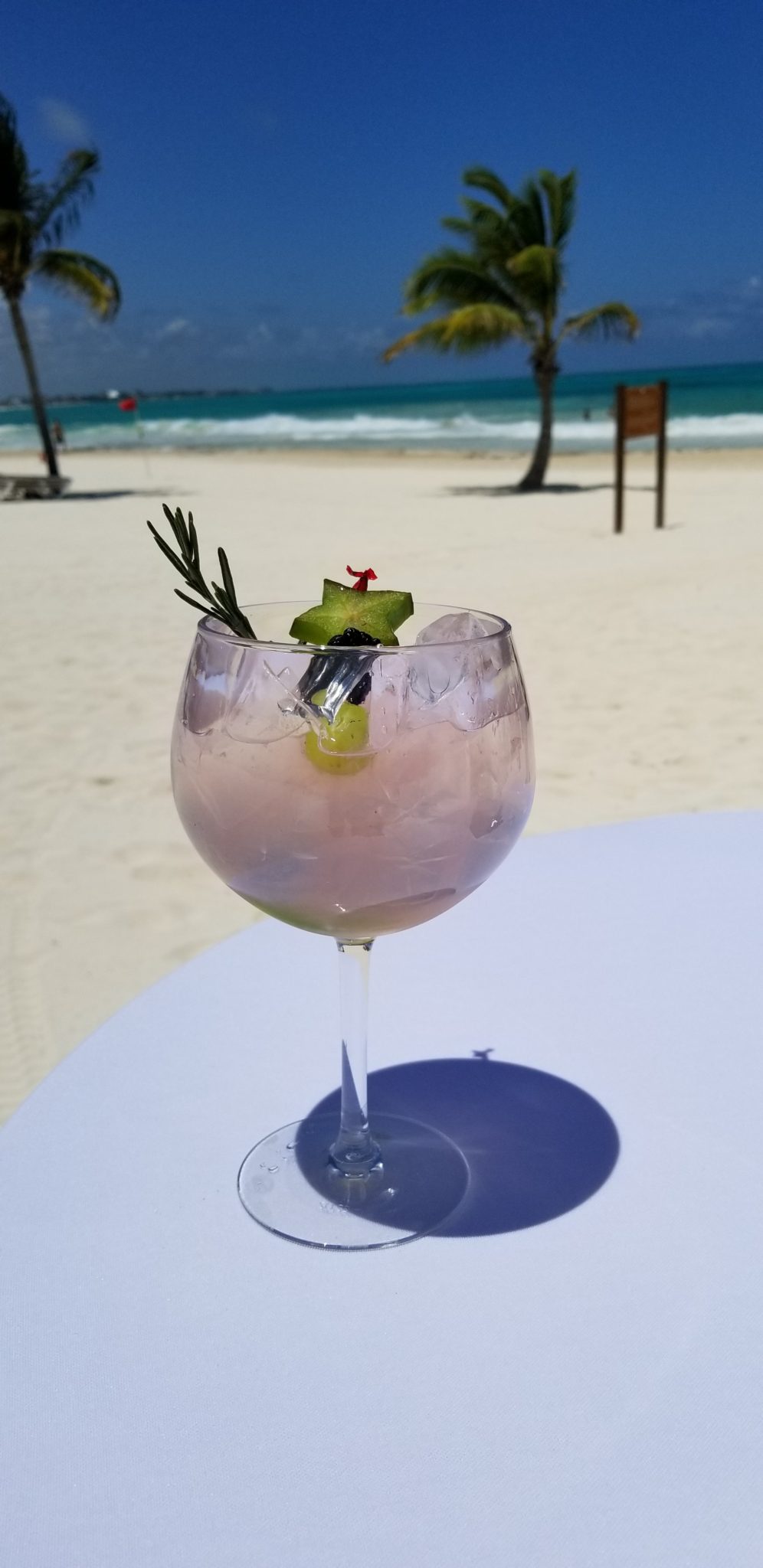 Refreshing cocktail, Secrets Maroma Beach Riviera Cancun