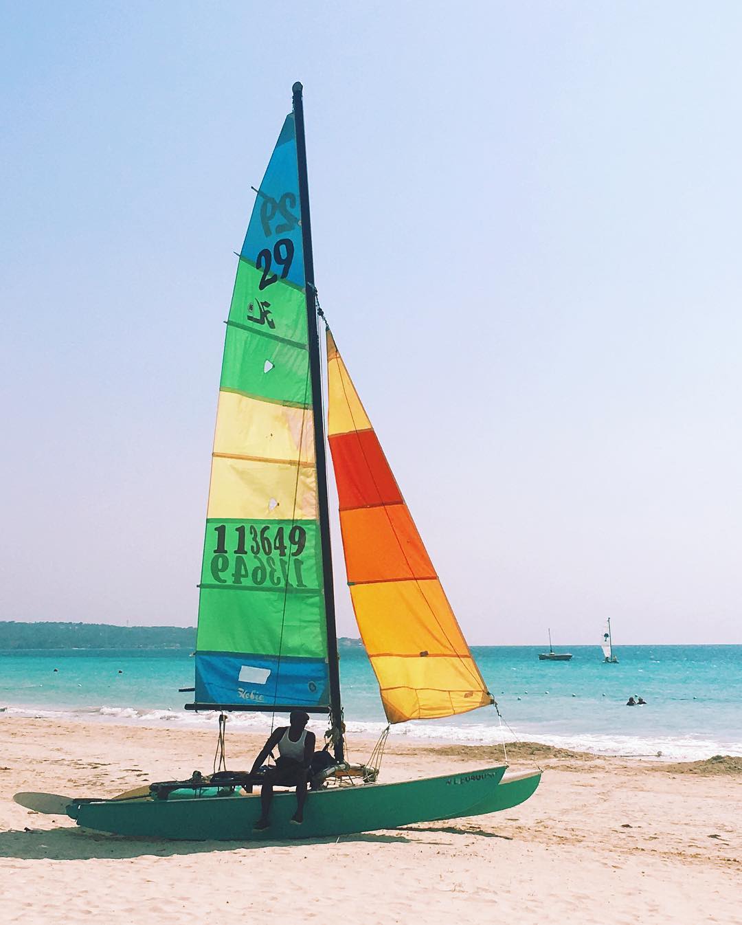 Sailing in Negril, Jamiaca