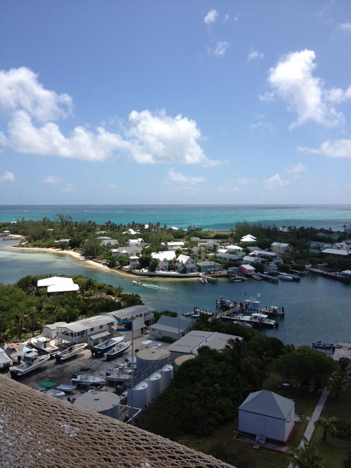 View from Hope Town Lighthouse, Abacos, Bahamas