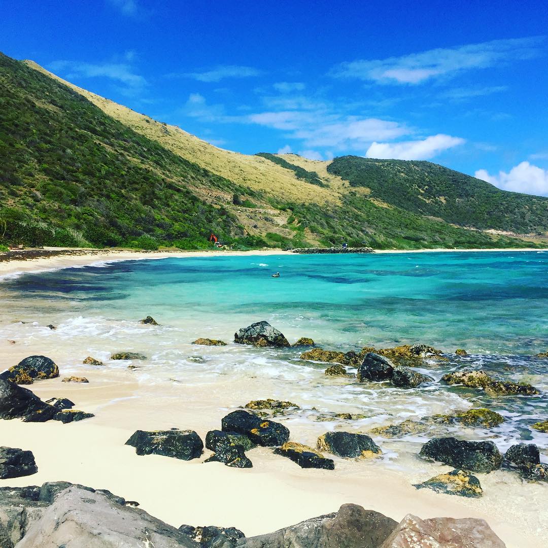 St. Martin Beach from Nature Preserve Trail