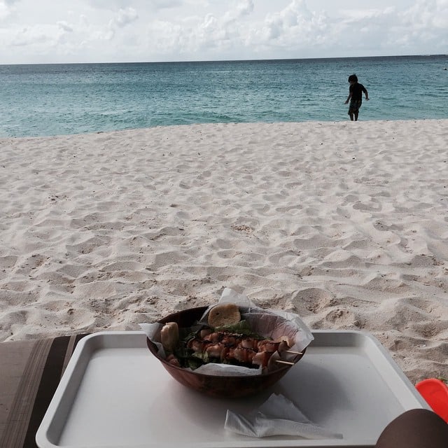 shish-ka-bobs Uncle Ernie's shoal bay Anguilla