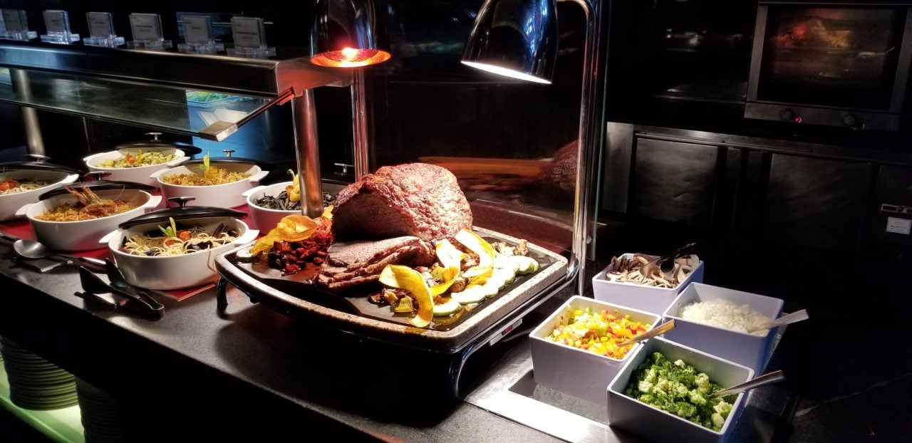 Roast beef station, Paradisus Playa del Carmen, Mexico