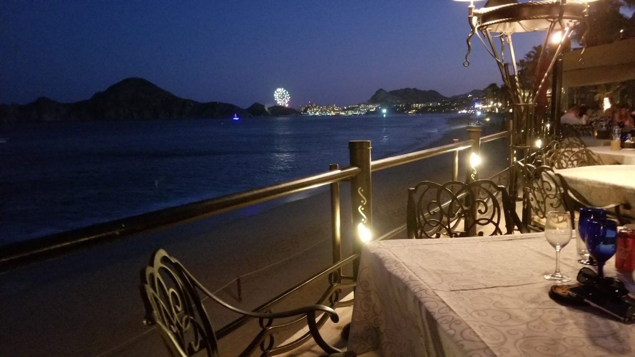 Dinner view, Villa la Estancia Beach Resort & Spa, Los Cabos, Mexico