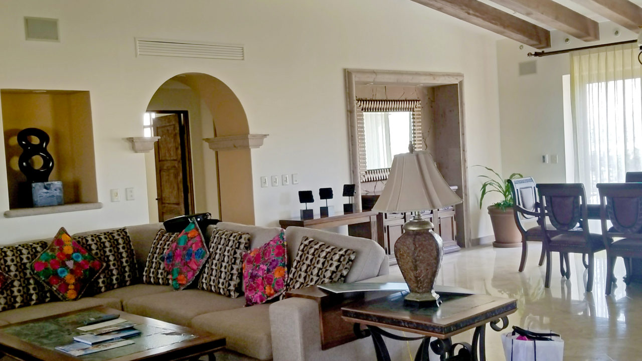 Penthouse living room, Villa la Estancia Beach Resort & Spa, Los Cabos, Mexico