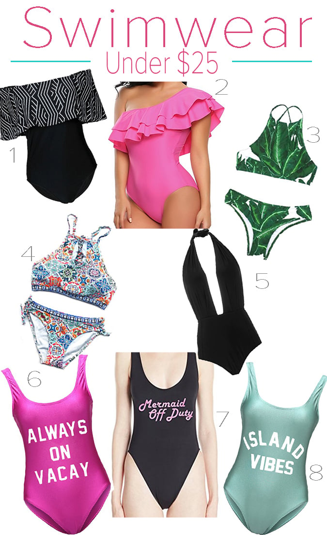 Swimwear under $25