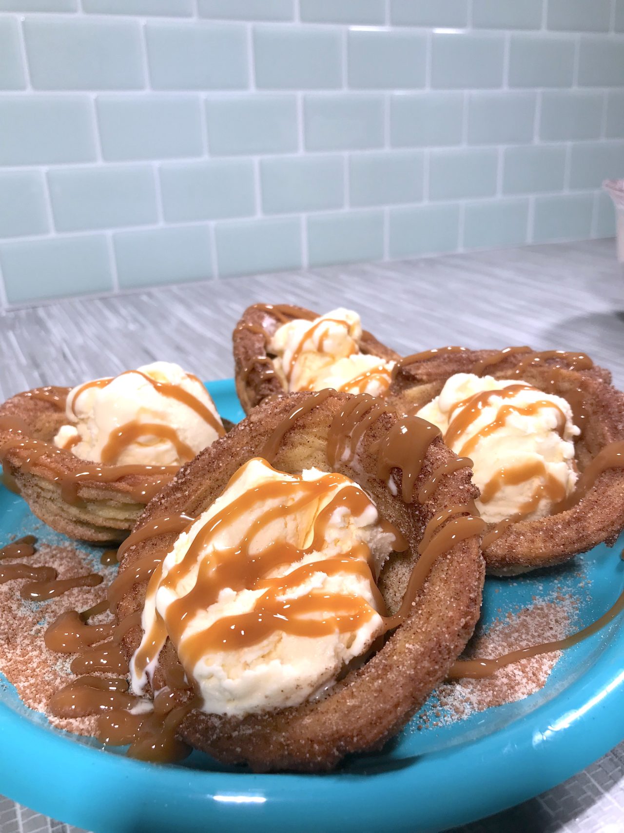 Churro Ice Cream Bowl