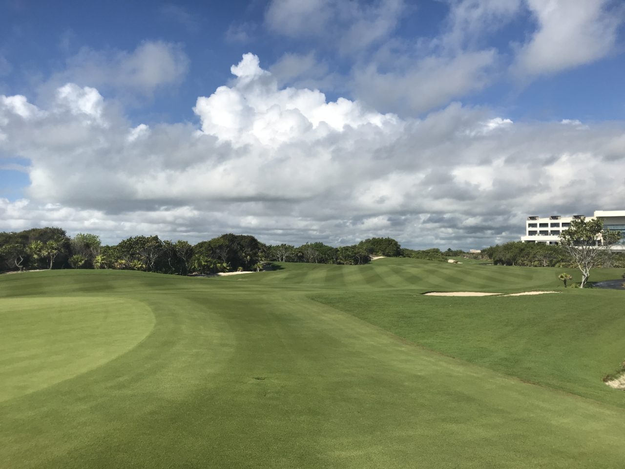 World-famous Secrets Playa Mujeres Golf Course, designed by World Hall of Famer Greg Norman.